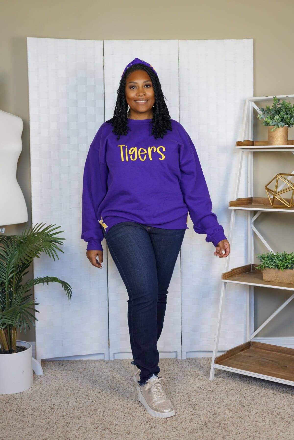 Purple “Tigers” Sweatshirt